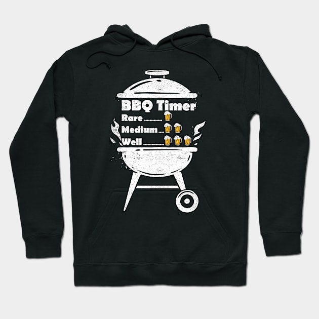 BBQ Timer Barbecue Shirt Funny Grill Grilling Hoodie by kevenwal